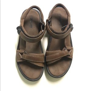 Teva Brown Leather Sandals